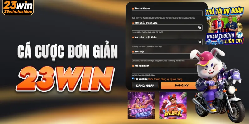 Cách tham gia cá cược 23WIN